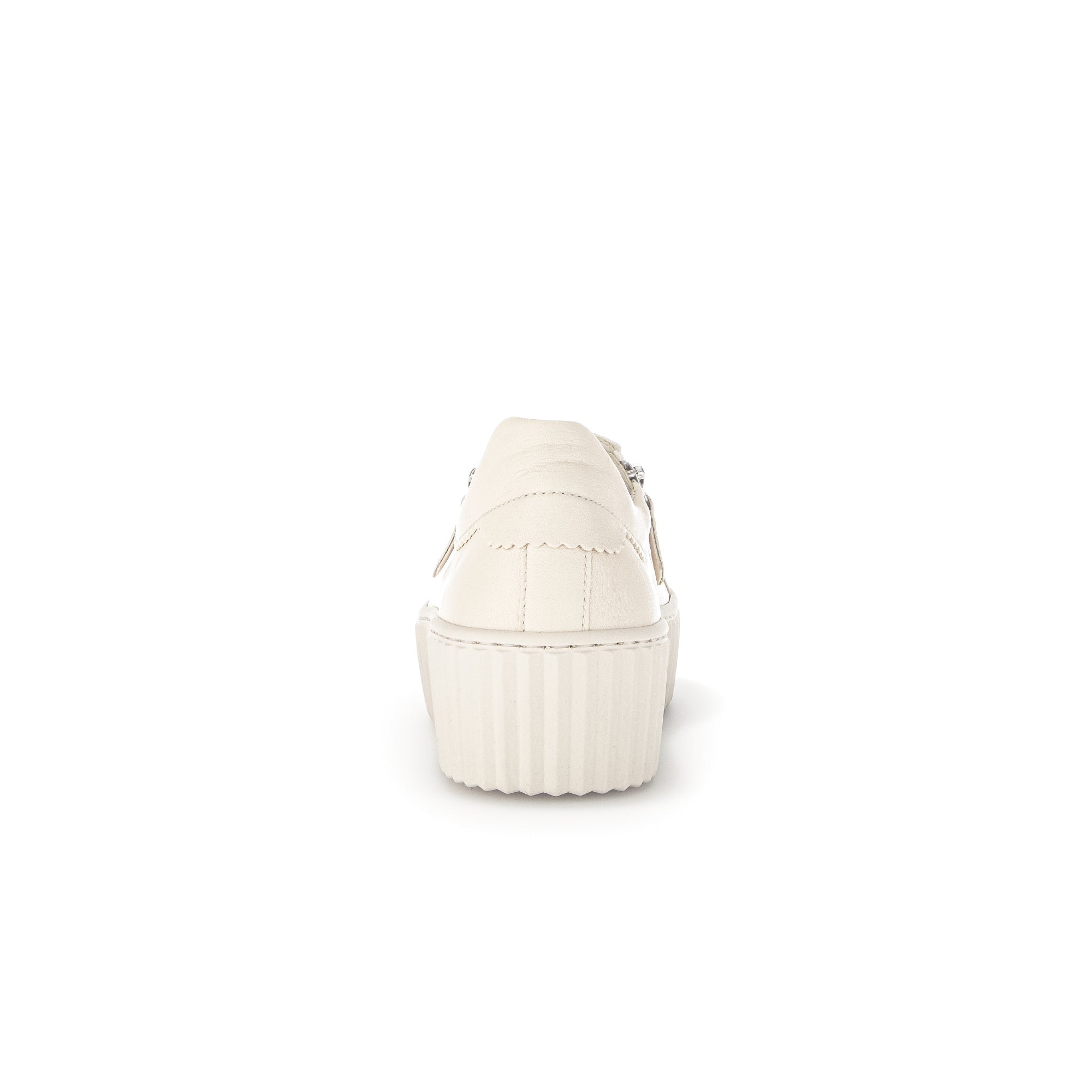 Gabor 43.200.22 Dolly Ladies Cream Leather Lace Up Trainers-elevate your sole