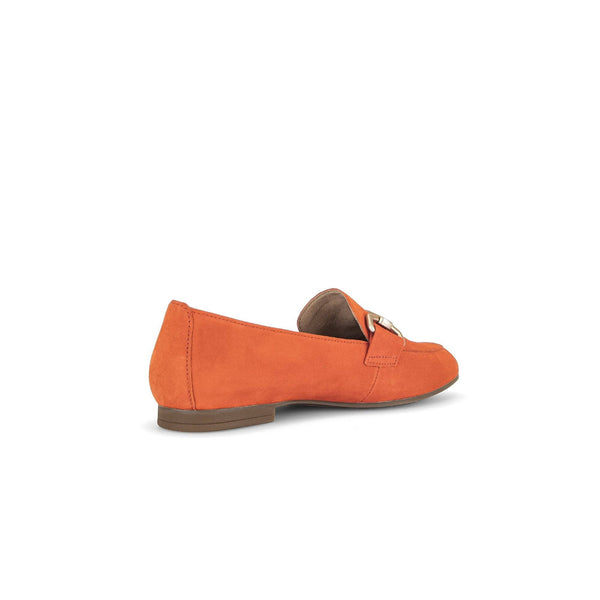 Gabor 45.211.13 Jangle Ladies Orange Suede Slip On Shoes-elevate your sole