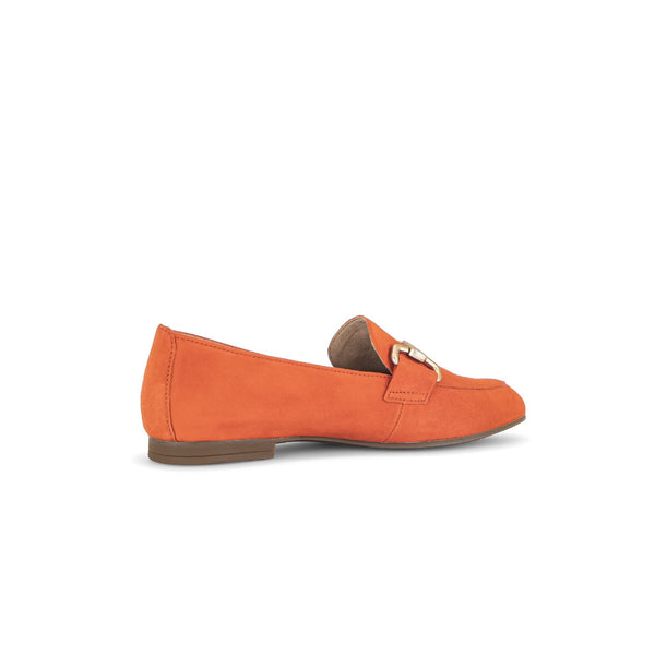 Gabor 45.211.13 Jangle Ladies Orange Suede Slip On Shoes-elevate your sole