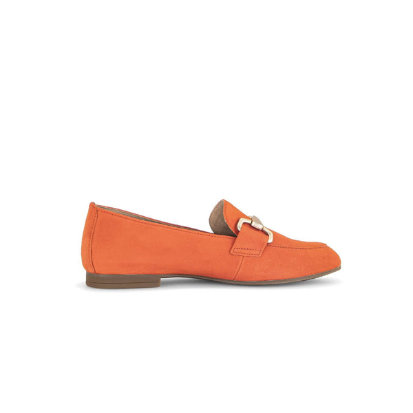 Gabor 45.211.13 Jangle Ladies Orange Suede Slip On Shoes-elevate your sole
