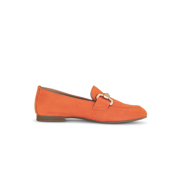 Gabor 45.211.13 Jangle Ladies Orange Suede Slip On Shoes-elevate your sole