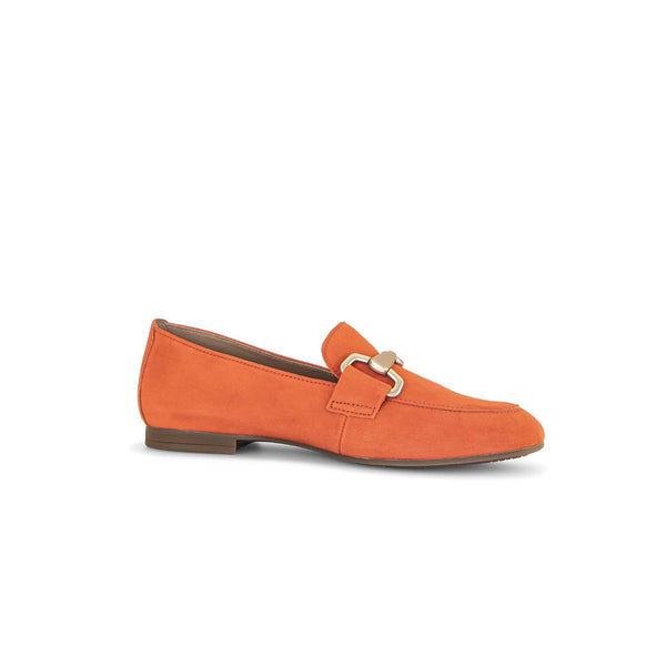 Gabor 45.211.13 Jangle Ladies Orange Suede Slip On Shoes-elevate your sole