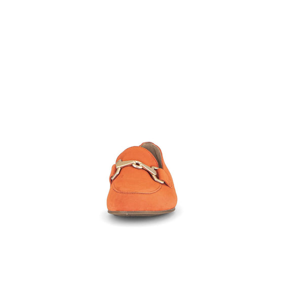 Gabor 45.211.13 Jangle Ladies Orange Suede Slip On Shoes-elevate your sole