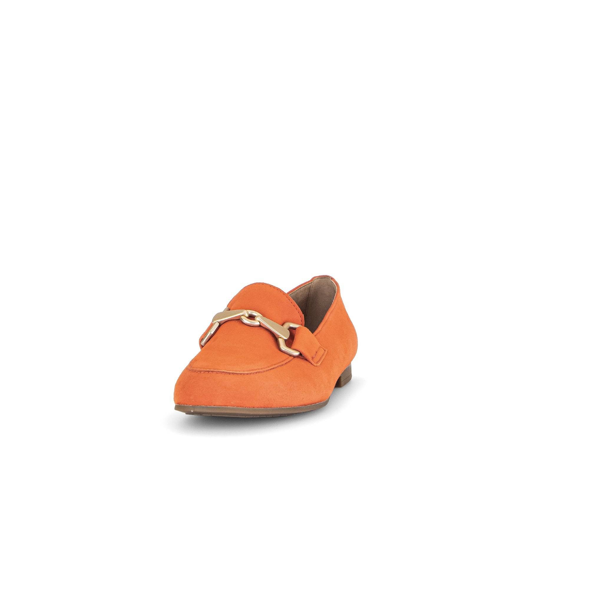 Gabor 45.211.13 Jangle Ladies Orange Suede Slip On Shoes-elevate your sole