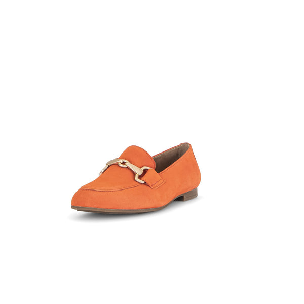 Gabor 45.211.13 Jangle Ladies Orange Suede Slip On Shoes-elevate your sole