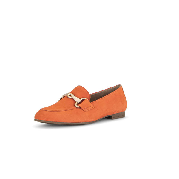 Gabor 45.211.13 Jangle Ladies Orange Suede Slip On Shoes-elevate your sole