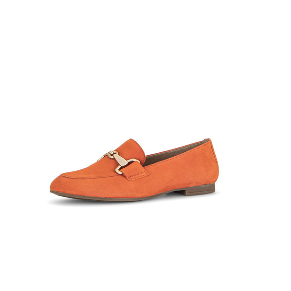 Gabor 45.211.13 Jangle Ladies Orange Suede Slip On Shoes-elevate your sole