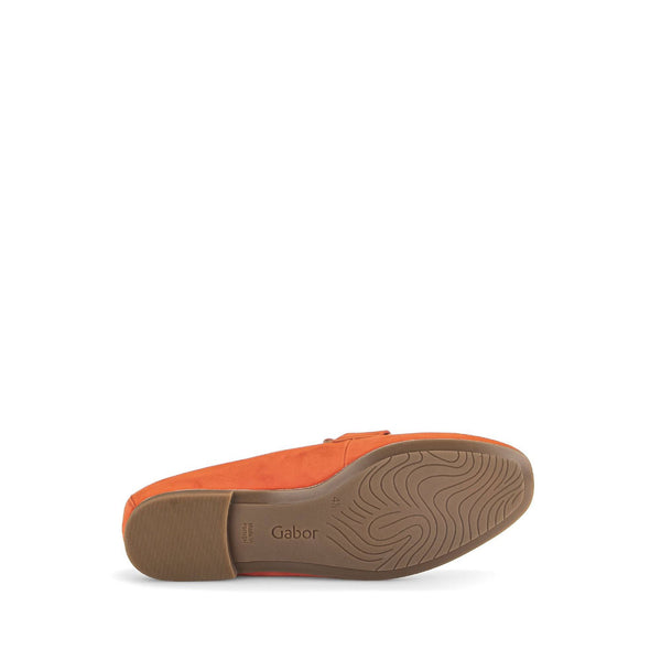 Gabor 45.211.13 Jangle Ladies Orange Suede Slip On Shoes-elevate your sole