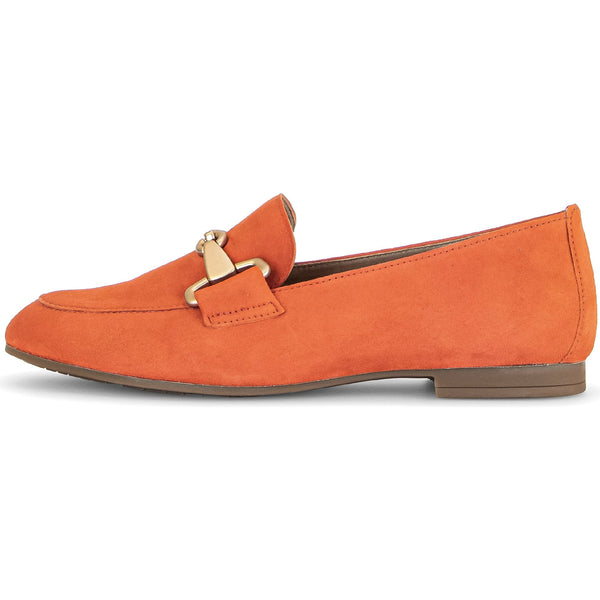Gabor 45.211.13 Jangle Ladies Orange Suede Slip On Shoes-elevate your sole