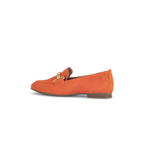 Gabor 45.211.13 Jangle Ladies Orange Suede Slip On Shoes-elevate your sole