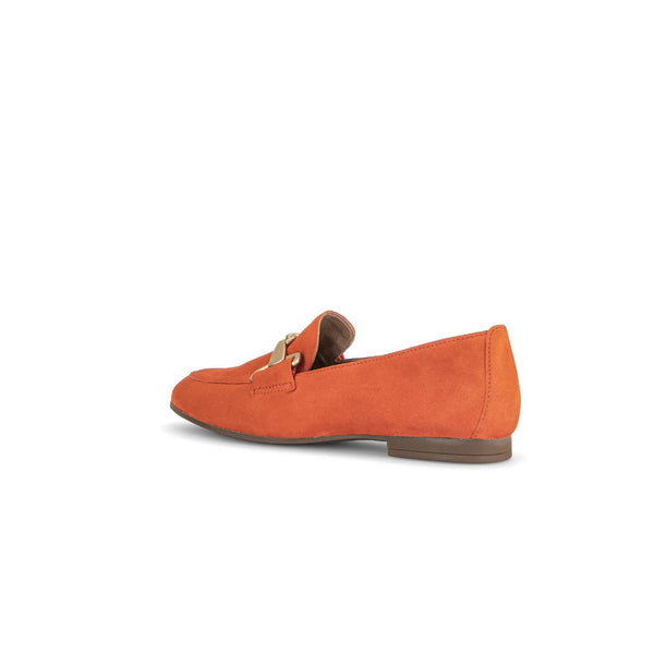 Gabor 45.211.13 Jangle Ladies Orange Suede Slip On Shoes-elevate your sole