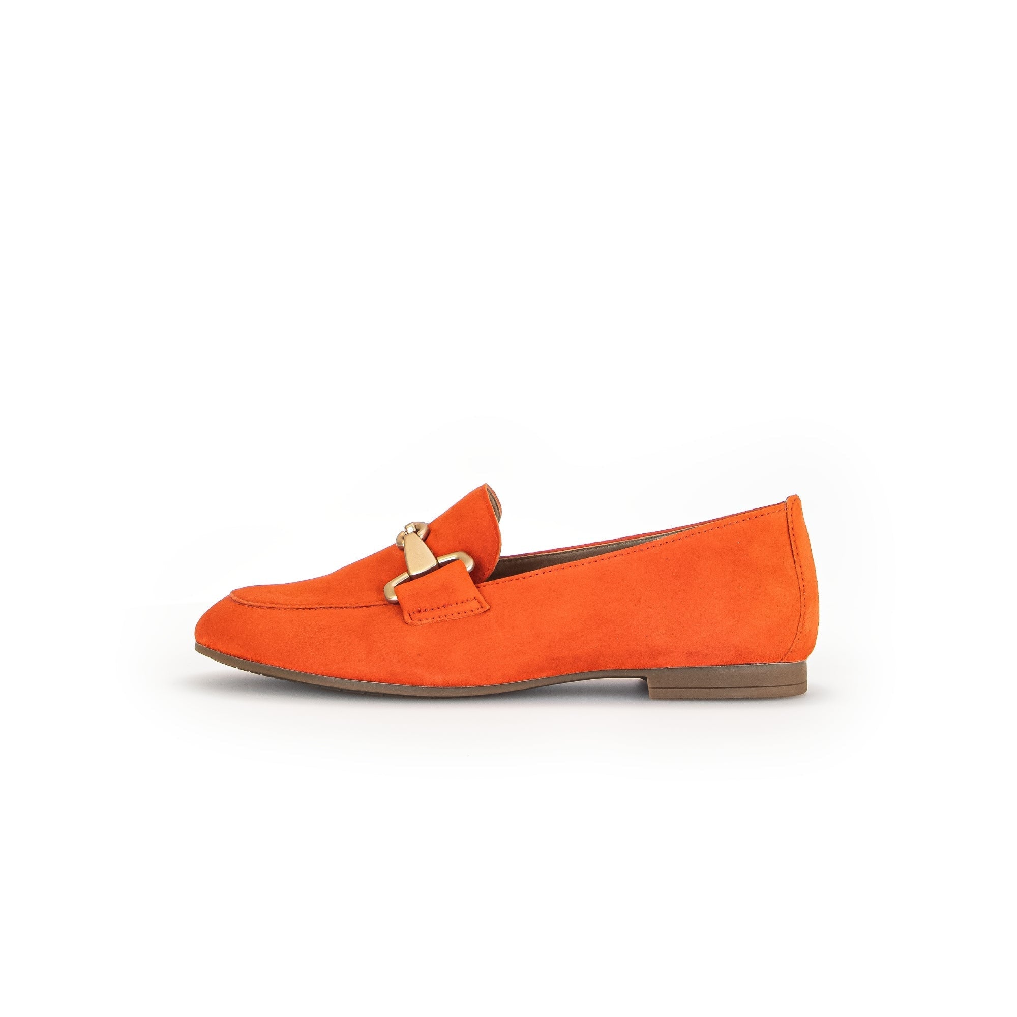 Gabor 45.211.13 Jangle Ladies Orange Suede Slip On Shoes-elevate your sole