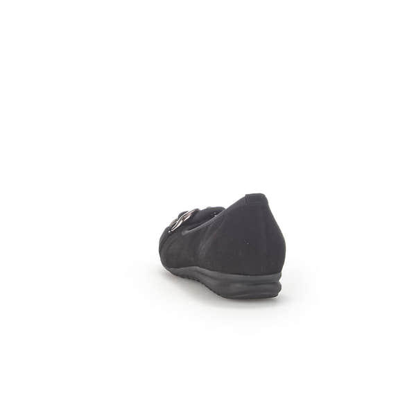 Gabor 42.625.47 Sabia Ladies Black Suede Slip On Shoes-elevate your sole