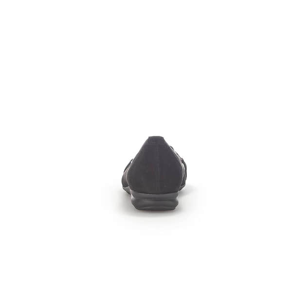 Gabor 42.625.47 Sabia Ladies Black Suede Slip On Shoes-elevate your sole