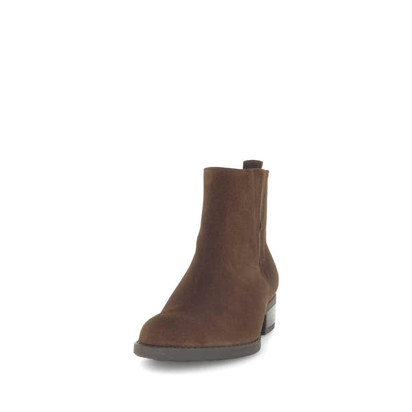 Gabor Gibside Ladies Ankle Boots, Chestnut Brown Suede, Side Zip, Stylish and comfortable footwear.