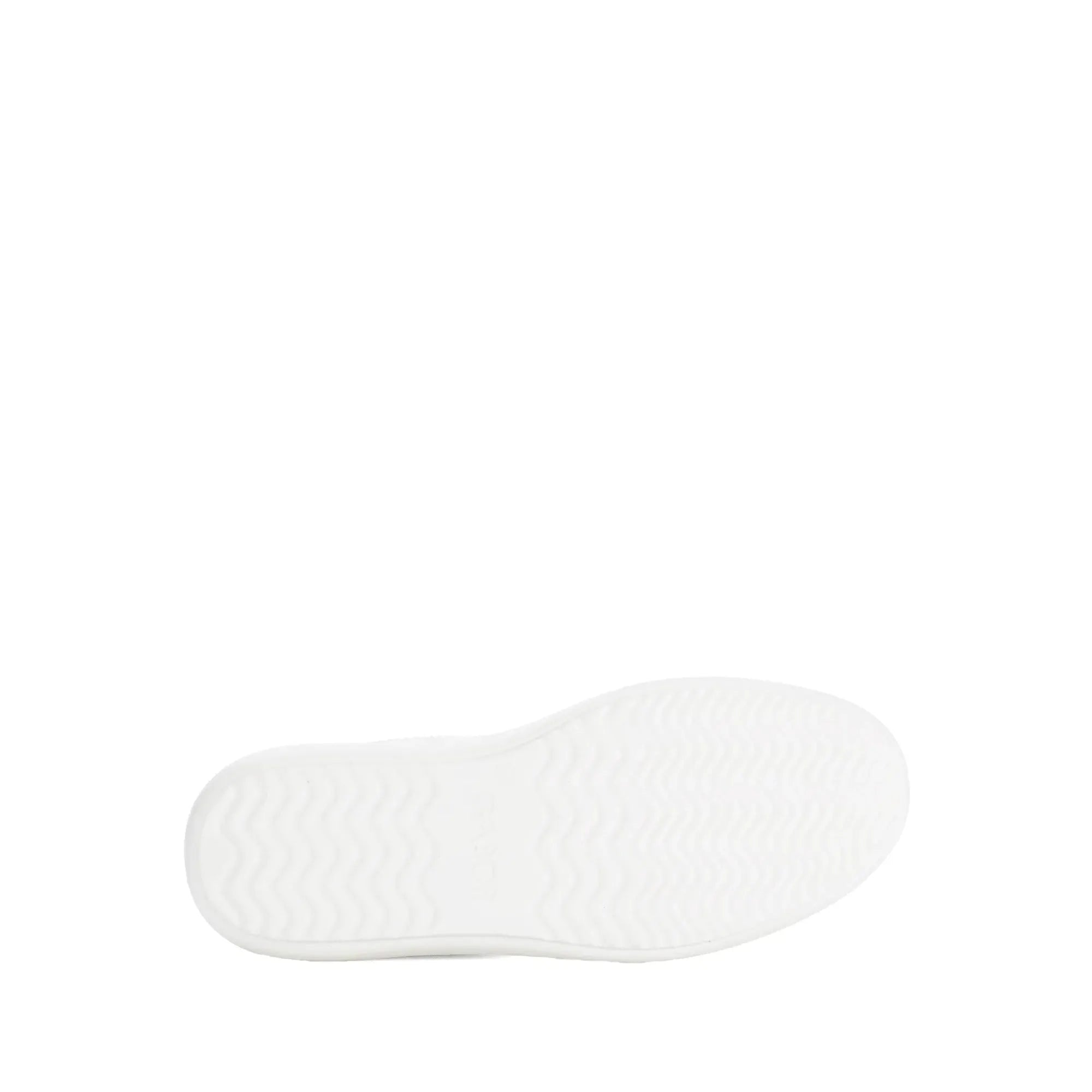 Gabor 83.360.21 Jade women's white leather lace-up trainers with textured rubber soles.