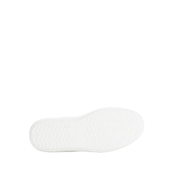 Gabor 83.360.21 Jade women's white leather lace-up trainers with textured rubber soles.