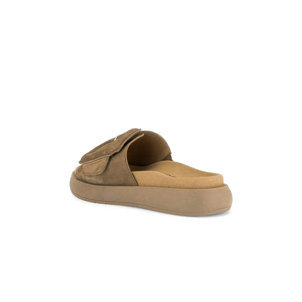 Gabor Adios Ladies brown leather touch-fastening sandals with open toe and cushioned sole.