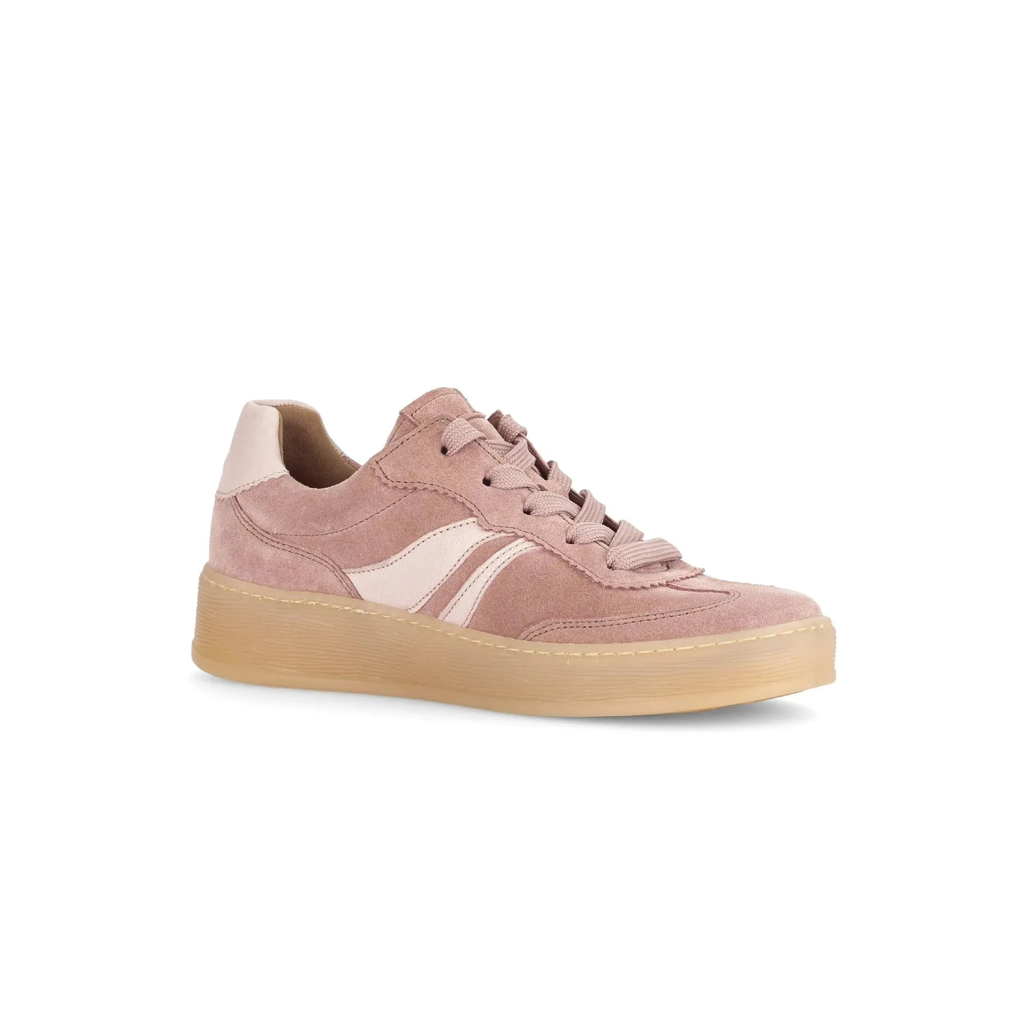 Gabor 86.475.43 Dahma Ladies Clay Suede Lace Up Trainers