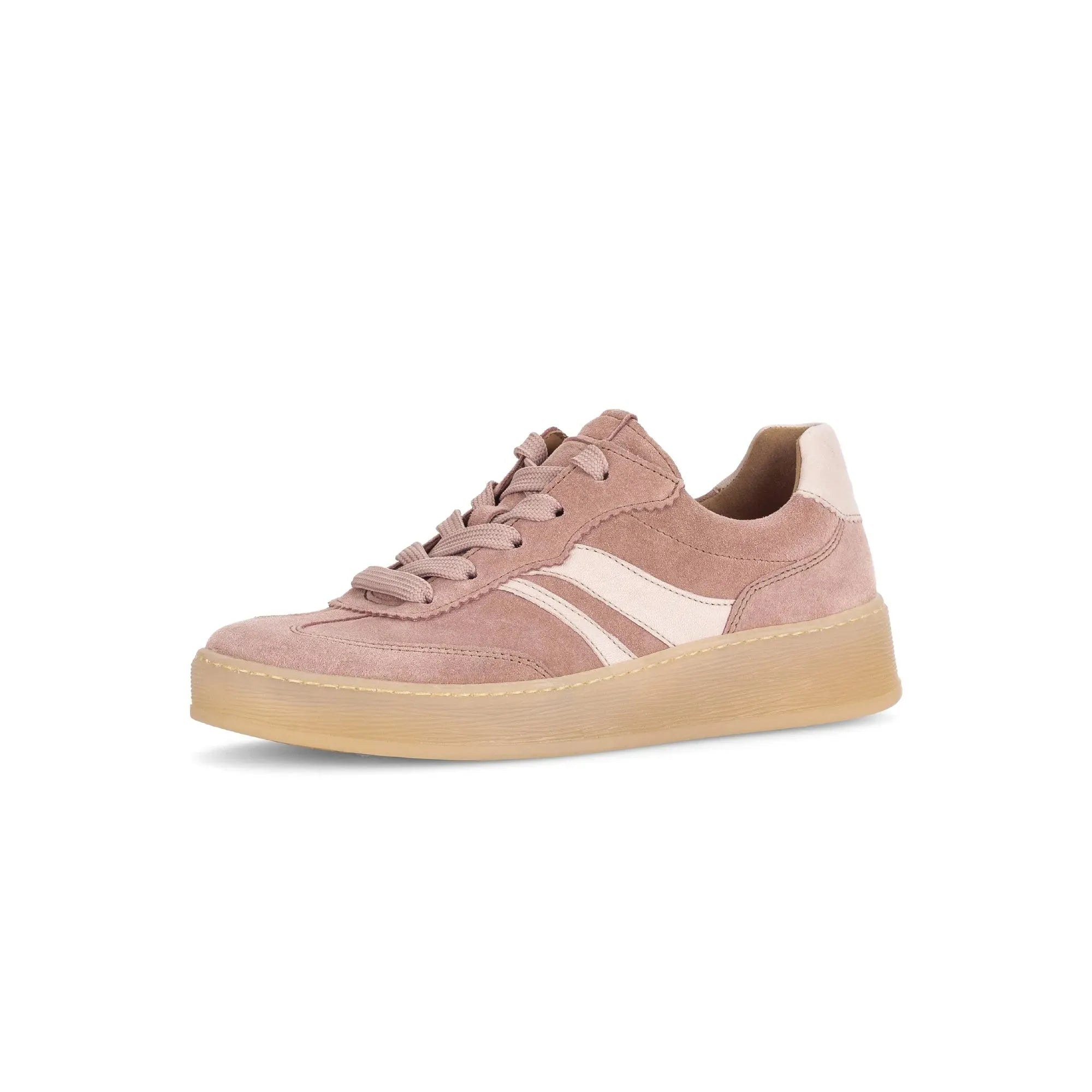 Gabor 86.475.43 Dahma Ladies Clay Suede Lace Up Trainers
