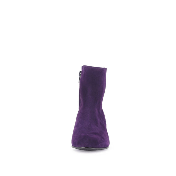 Gabor Abbey 55.680.13 Ladies Purple Suede Side Zip Ankle Boots-elevate your sole