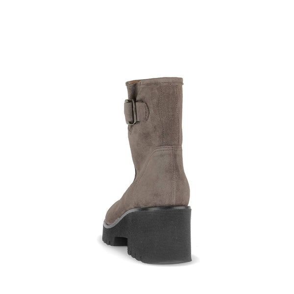 Gabor Jude 56.622.30 Ladies Grey Suede Wide Side Zip Ankle Boots-elevate your sole
