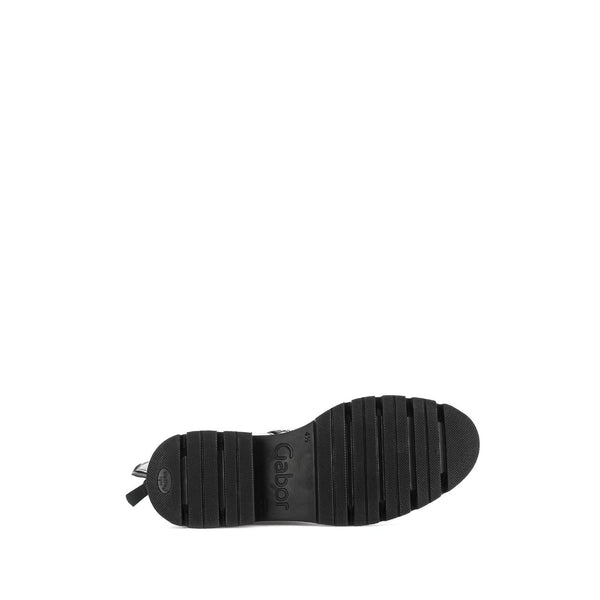 Gabor Match 51.859.27 Ladies Black Suede Back Zip Knee High Boots-elevate your sole