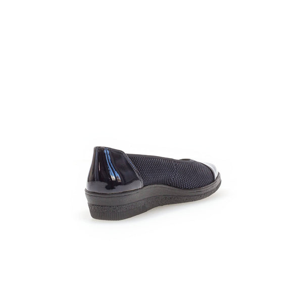 Gabor Petunia 06.402.86 Ladies Ocean Patent Leather Slip On Slip Ons-elevate your sole