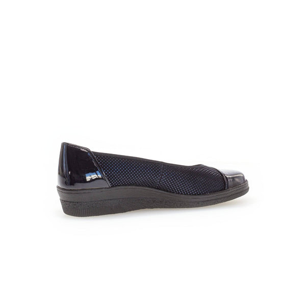 Gabor Petunia 06.402.86 Ladies Ocean Patent Leather Slip On Slip Ons-elevate your sole