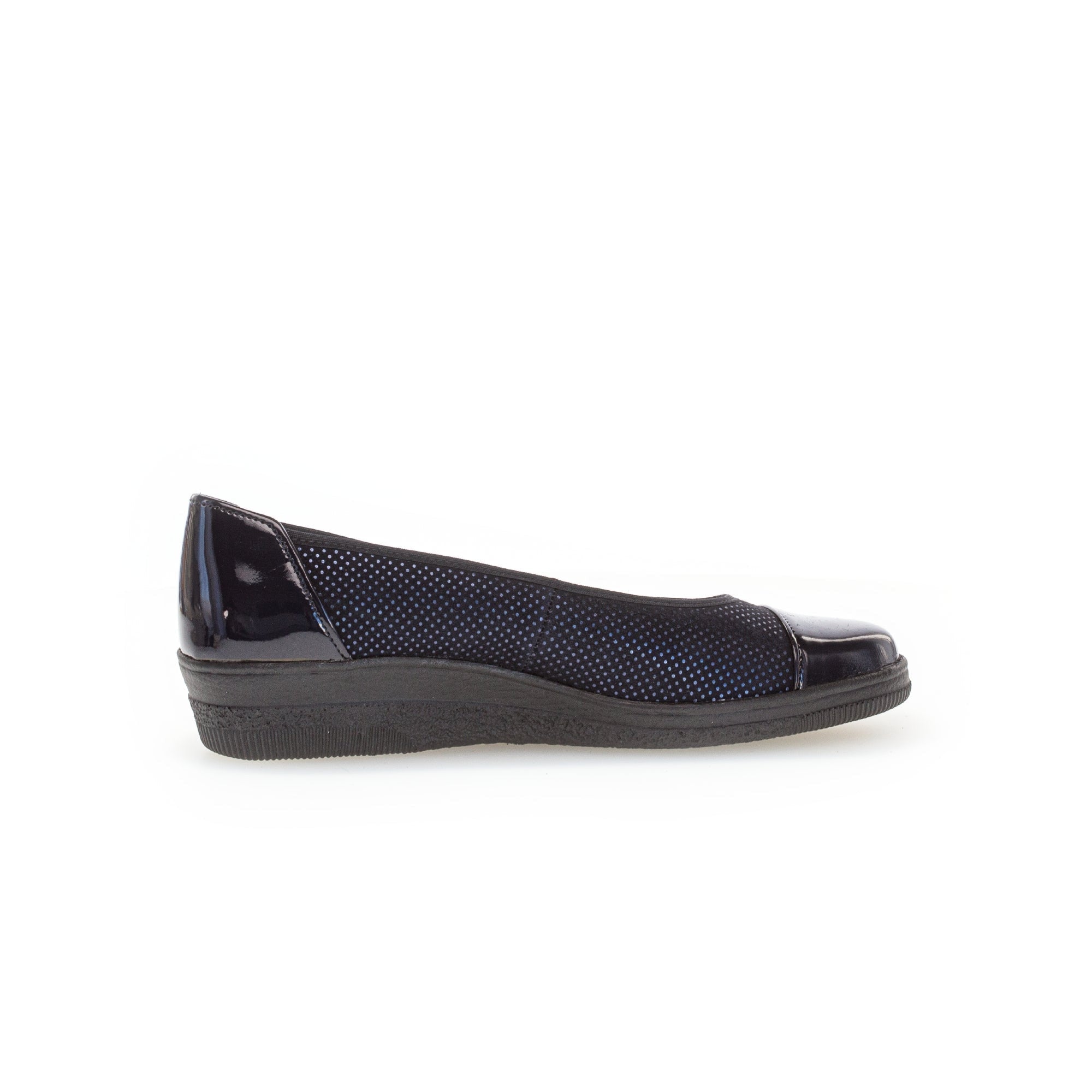 Gabor Petunia 06.402.86 Ladies Ocean Patent Leather Slip On Slip Ons-elevate your sole