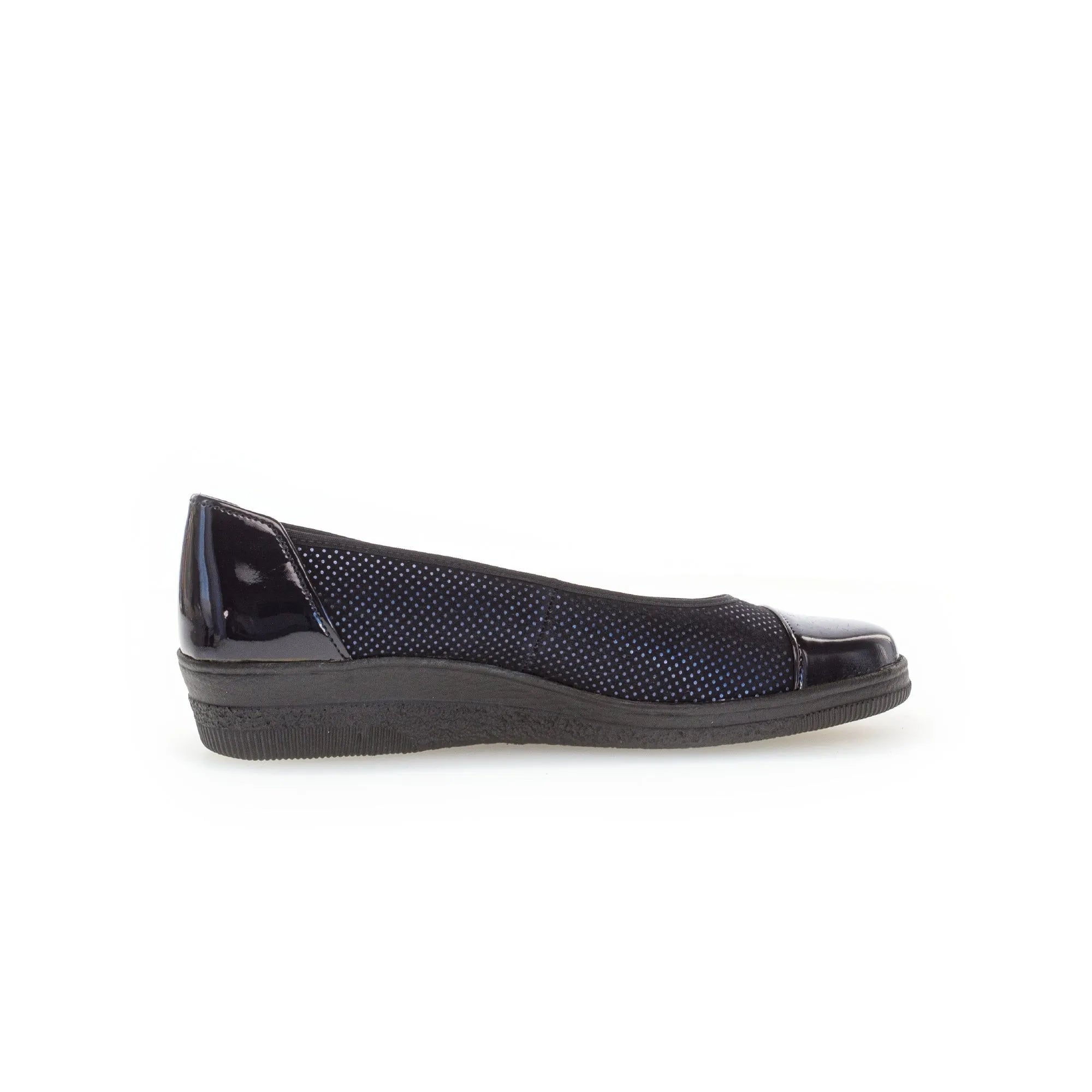Gabor Petunia 06.402.86 Ladies Ocean Patent Leather Slip On Slip Ons-elevate your sole