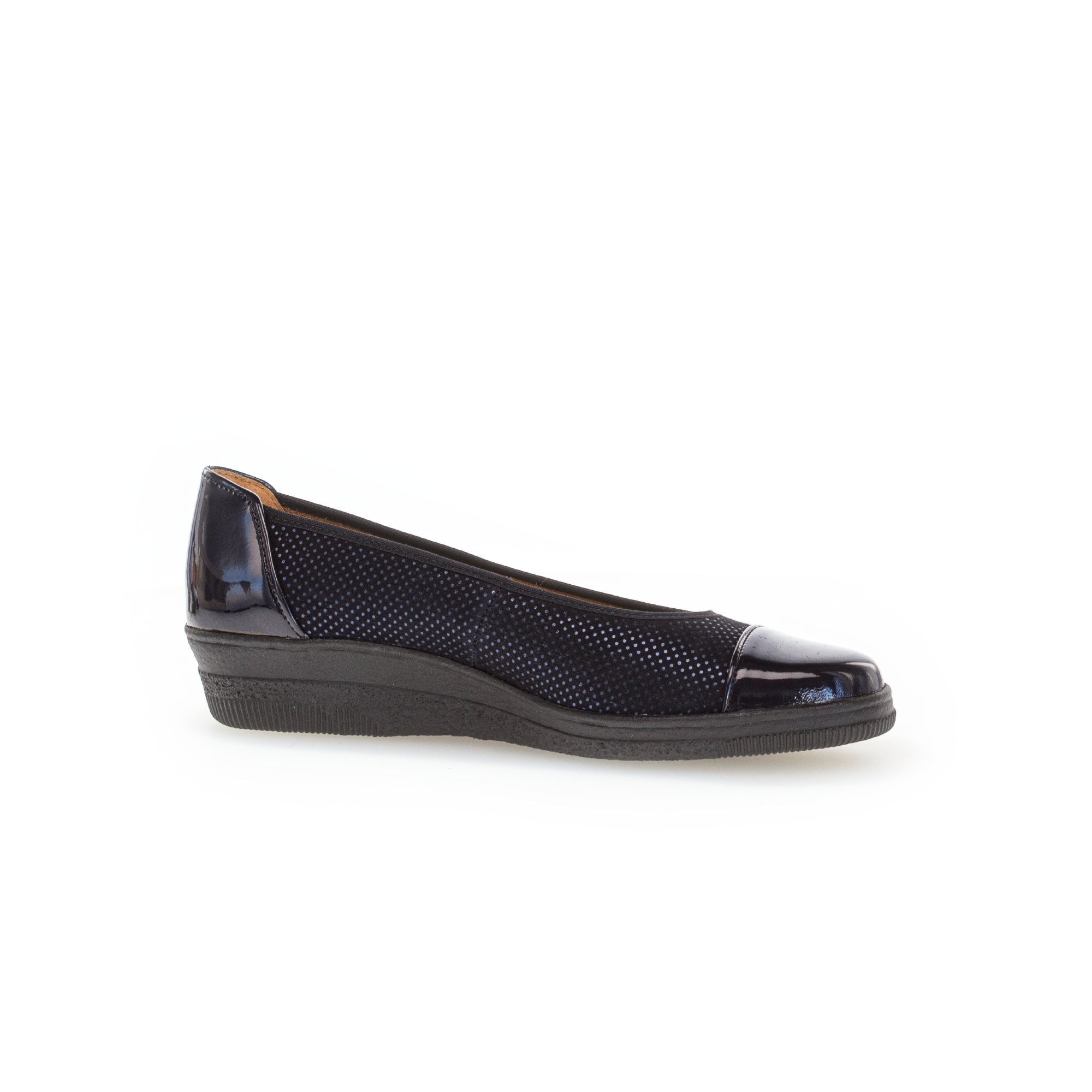 Gabor Petunia 06.402.86 Ladies Ocean Patent Leather Slip On Slip Ons-elevate your sole
