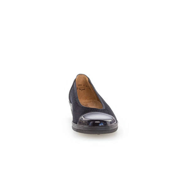 Gabor Petunia 06.402.86 Ladies Ocean Patent Leather Slip On Slip Ons-elevate your sole