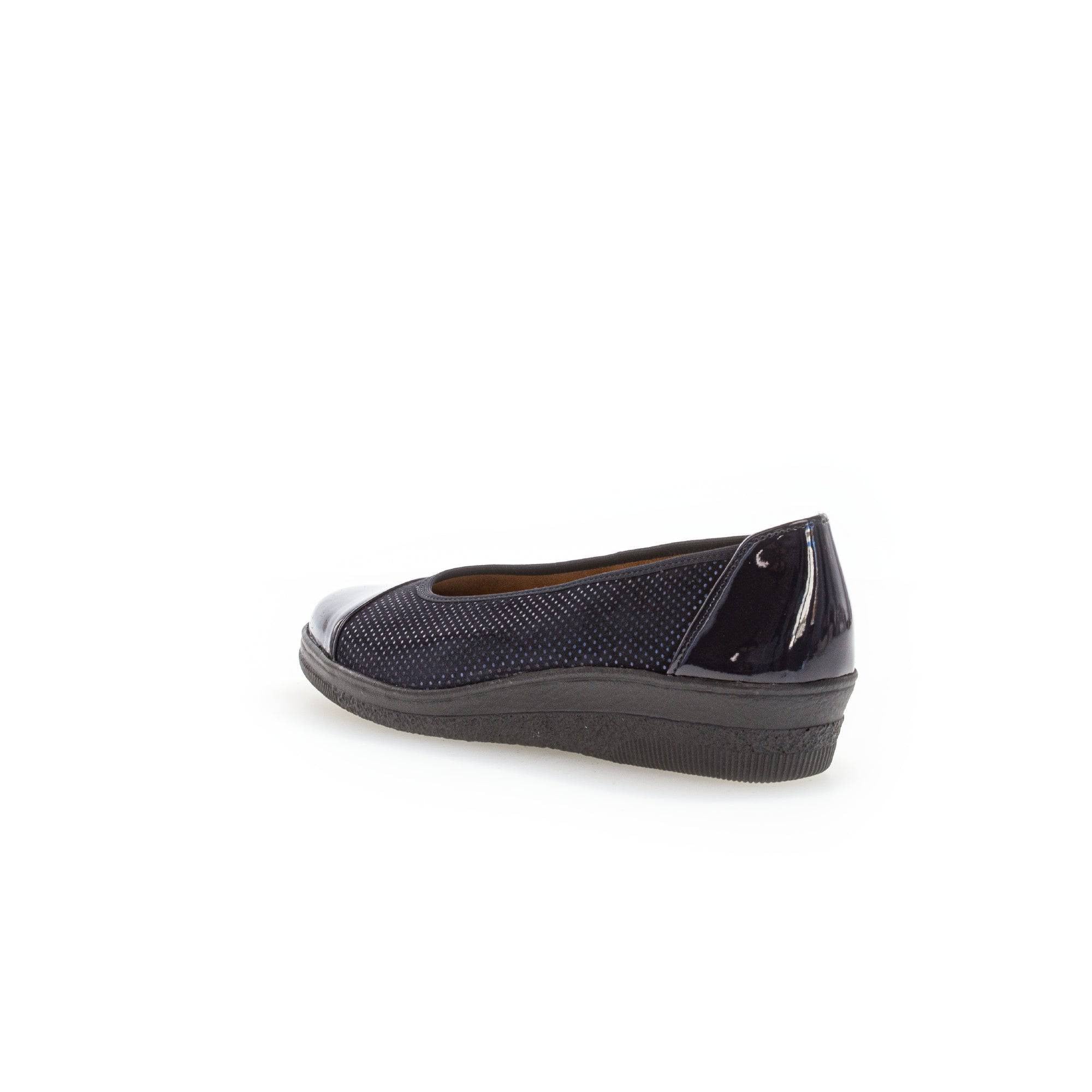 Gabor Petunia 06.402.86 Ladies Ocean Patent Leather Slip On Slip Ons-elevate your sole