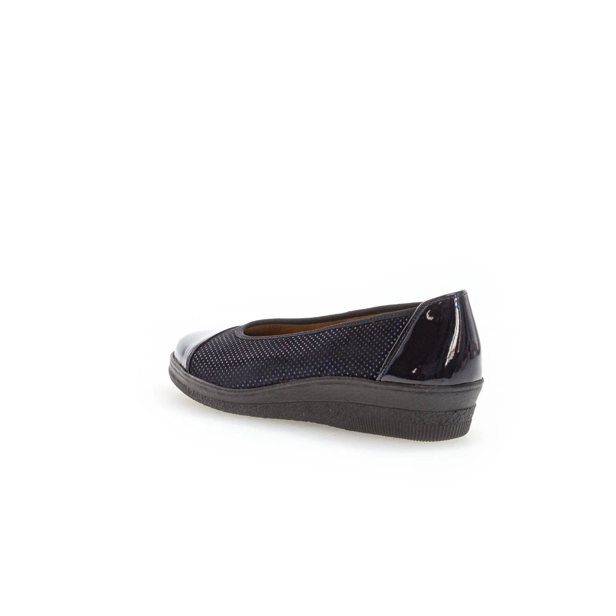 Gabor Petunia 06.402.86 Ladies Ocean Patent Leather Slip On Slip Ons-elevate your sole