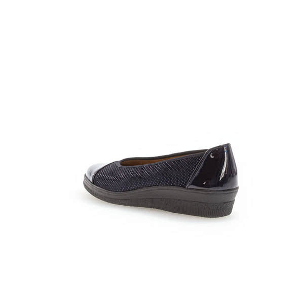 Gabor Petunia 06.402.86 Ladies Ocean Patent Leather Slip On Slip Ons-elevate your sole