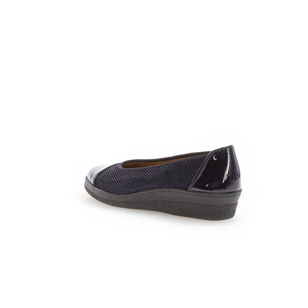 Gabor Petunia 06.402.86 Ladies Ocean Patent Leather Slip On Slip Ons-elevate your sole