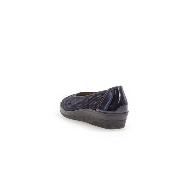 Gabor Petunia 06.402.86 Ladies Ocean Patent Leather Slip On Slip Ons-elevate your sole