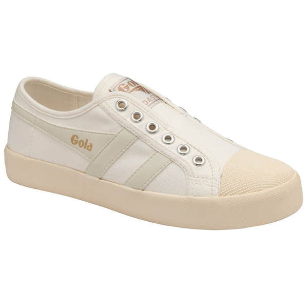 Gola Coaster Slip Ladies Off White Vegan Slip On Trainers-elevate your sole