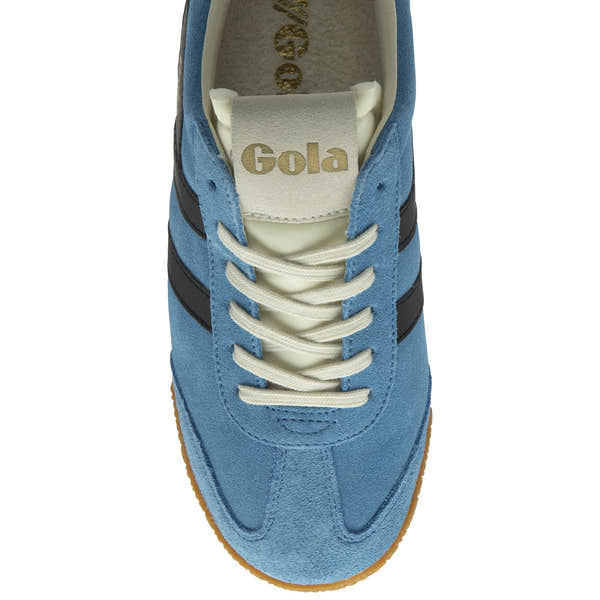 Gola Elan Ladies Santorini/Black/Fuchsia Leather Lace Up Trainers-elevate your sole