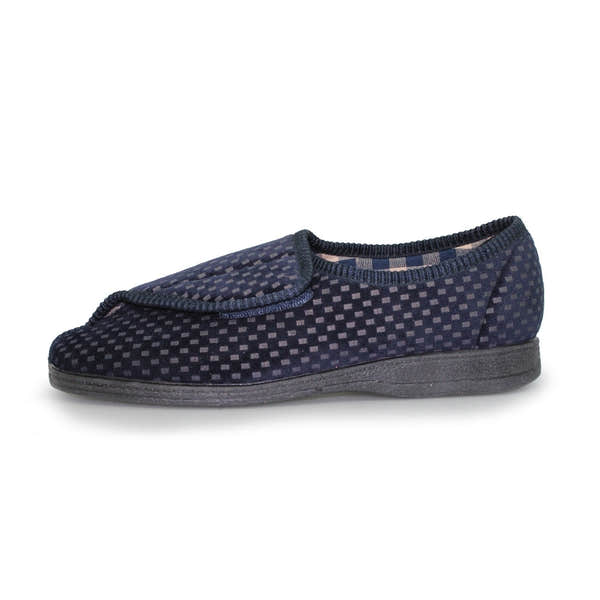 Good Year Columbus KMG125 Mens Navy Touch Fastening Slipper-elevate your sole