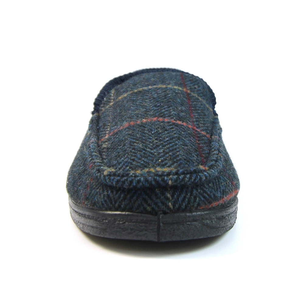 Goodyear Eisenhower KMG137 Mens Navy Textile Slip On Slippers-elevate your sole