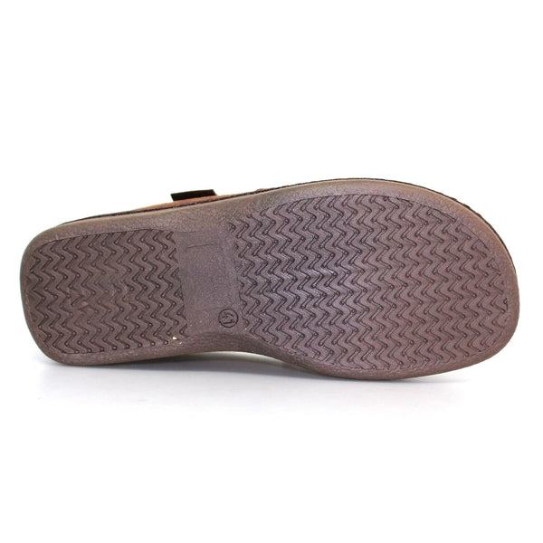 Goodyear Manor KMG021 Mens Brown Textile Slip On Slippers-elevate your sole