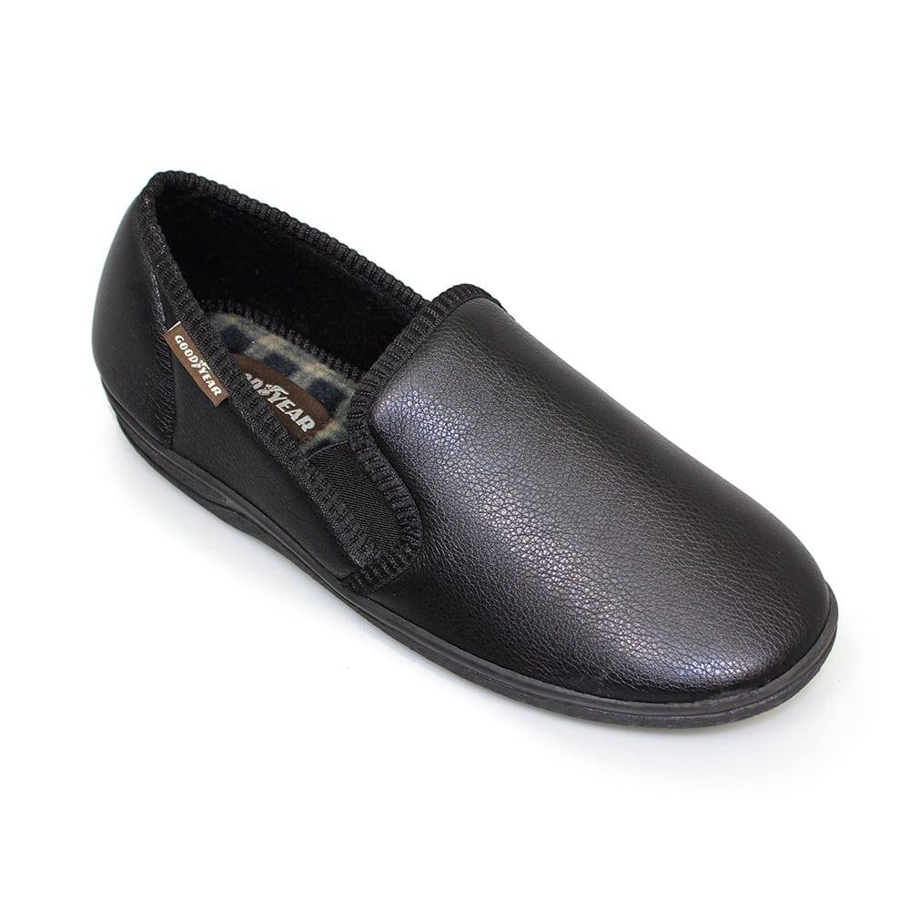 Goodyear Trent Mens Brown Slip On Slippers-elevate your sole