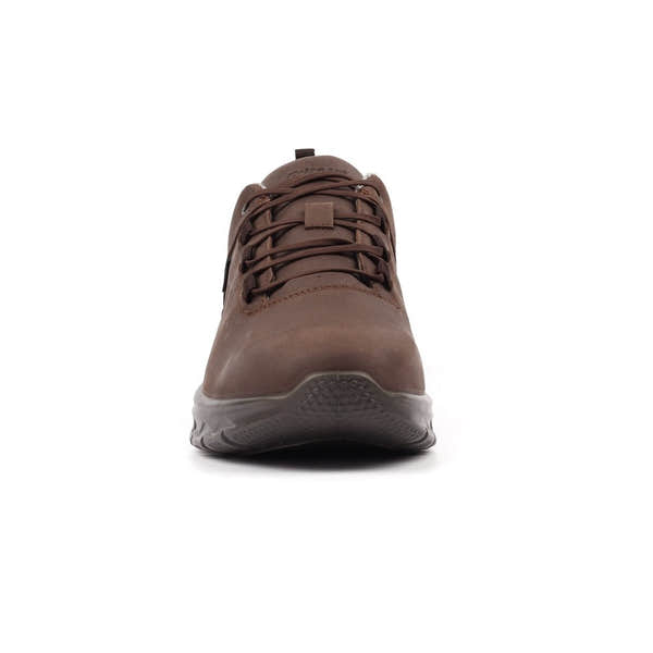 Grisport Cloudstep Brown Leather Lace-Up Shoes, men's casual footwear with durable leather upper and comfortable sole.