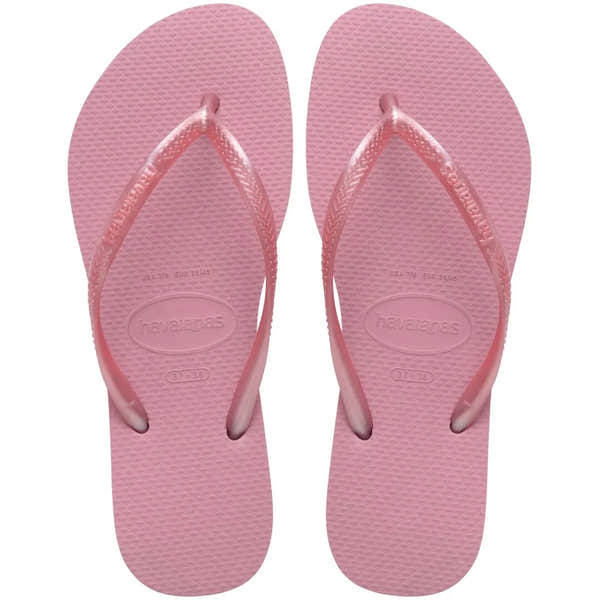 Havaianas Slim Ladies Rose Chiffon Toe Post Sandals