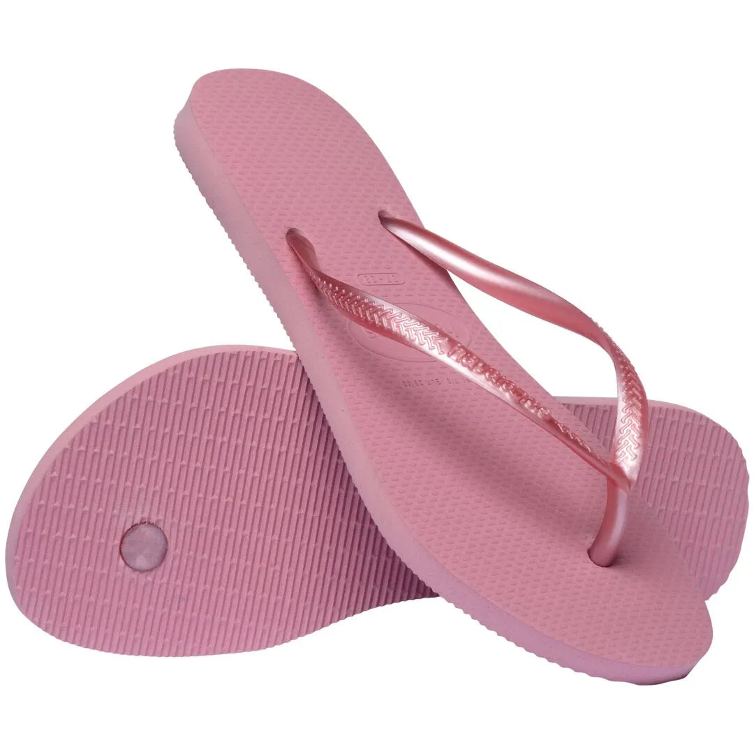Havaianas Slim Ladies Rose Chiffon Toe Post Sandals