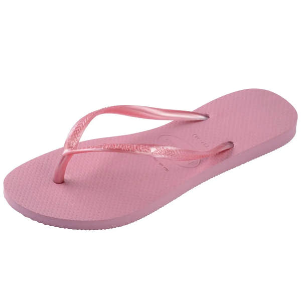Havaianas Slim Ladies Rose Chiffon Toe Post Sandals