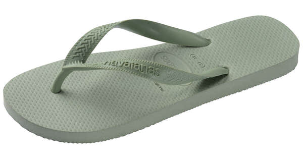 Havaianas Top Senses Ladies Smoke Green Toe Post Sandals