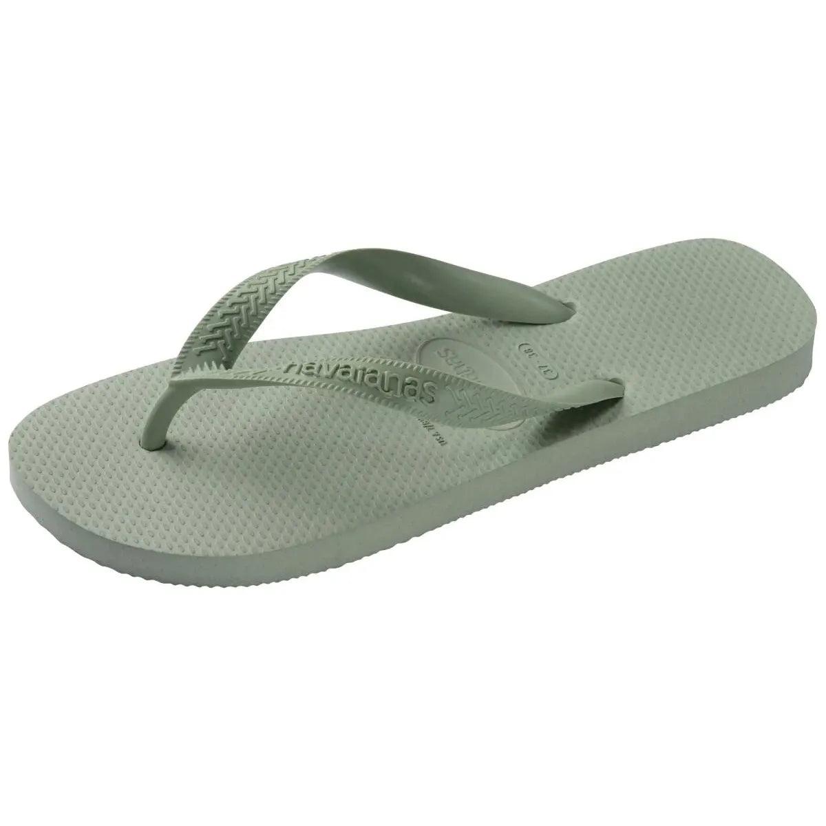 Havaianas Top Senses Ladies Smoke Green Toe Post Sandals
